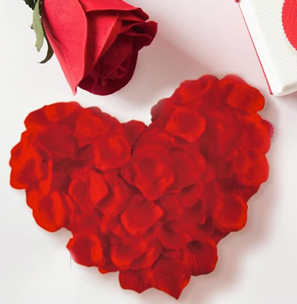 Synthetic rose petals